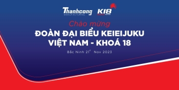 REPRESENTATIVES OF 18TH KEIEIJUKU BUSINESSES VISITED THANH CONG'S PRODUCTION FACTORY